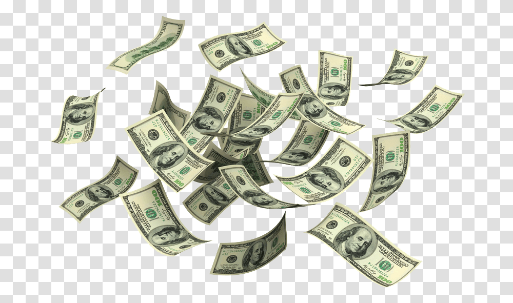 Money Rain Background, Dollar Transparent Png