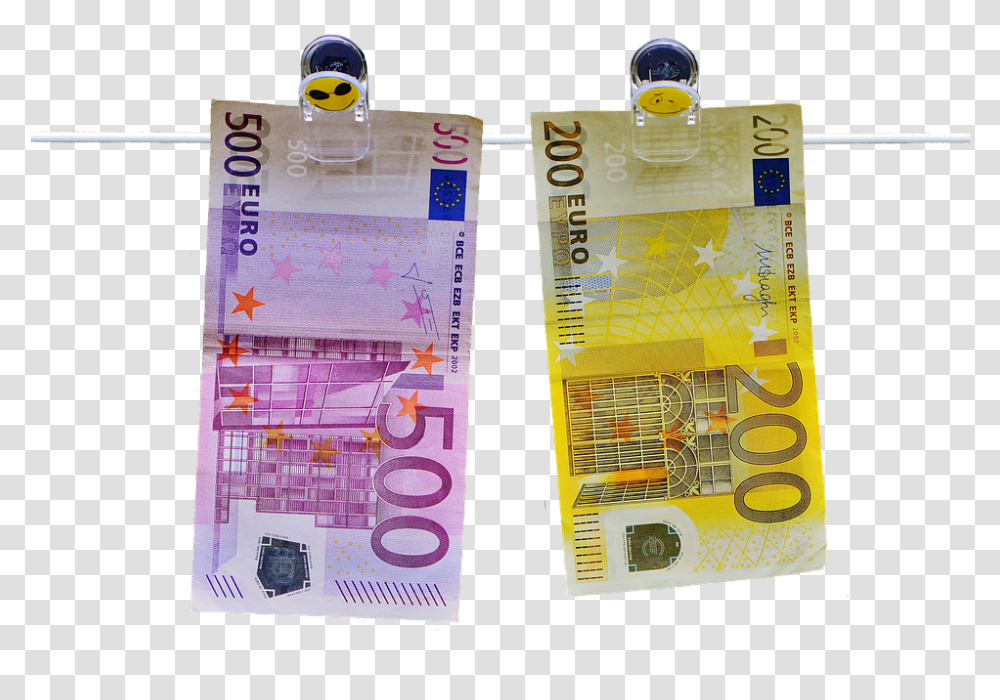 Money Seem Euro Bills Currency Finance Dollar Euro, Paper, Number Transparent Png