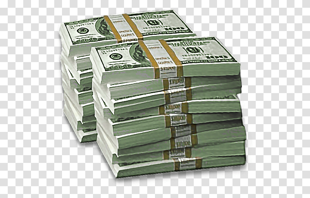 Money Stack Of Bills, Box, Dollar Transparent Png