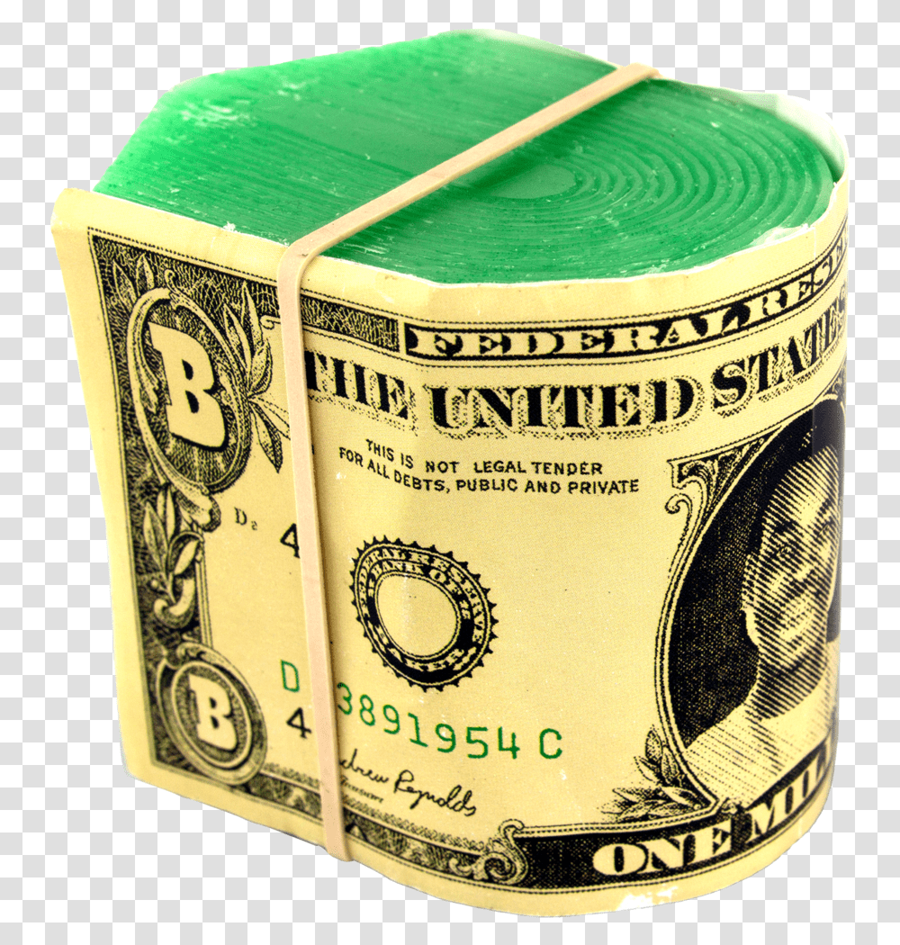 Money Stacks Baker Wax, Dollar, Box, Tape Transparent Png