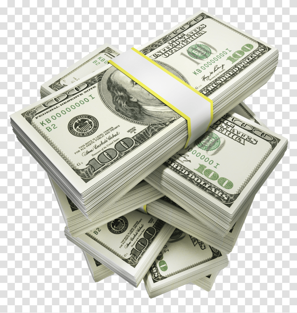 Money Stacks, Dollar, Box Transparent Png