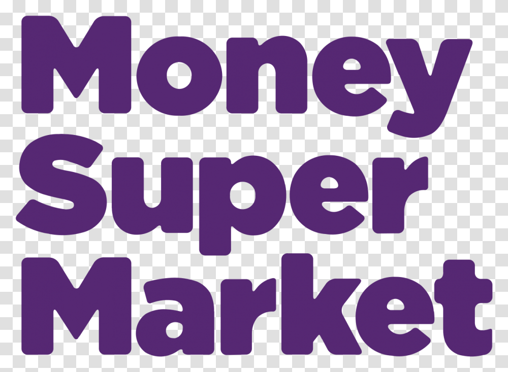 Money Super Market Logo, Alphabet, Word, Purple Transparent Png