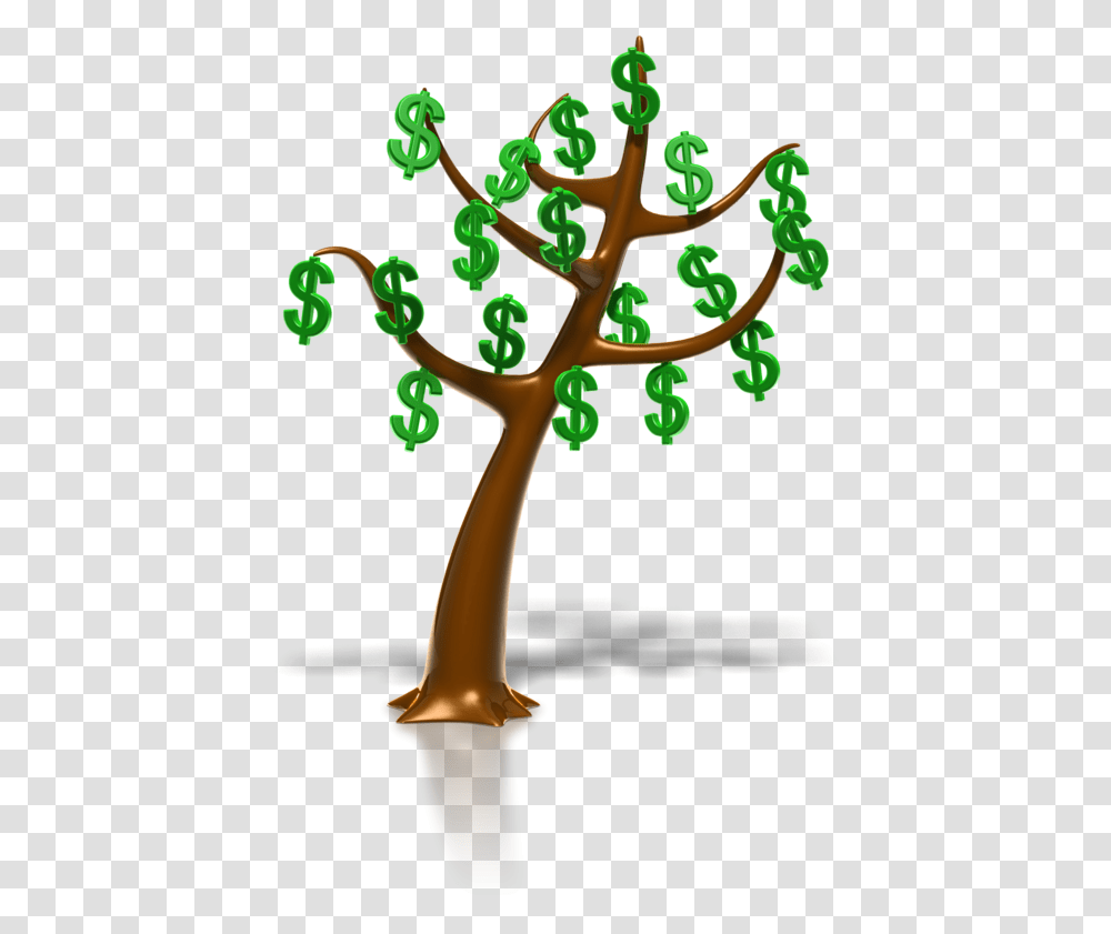 Money Tree Clipart Download Cartoon Money Tree Clipart, Plant, Vegetation, Outdoors Transparent Png