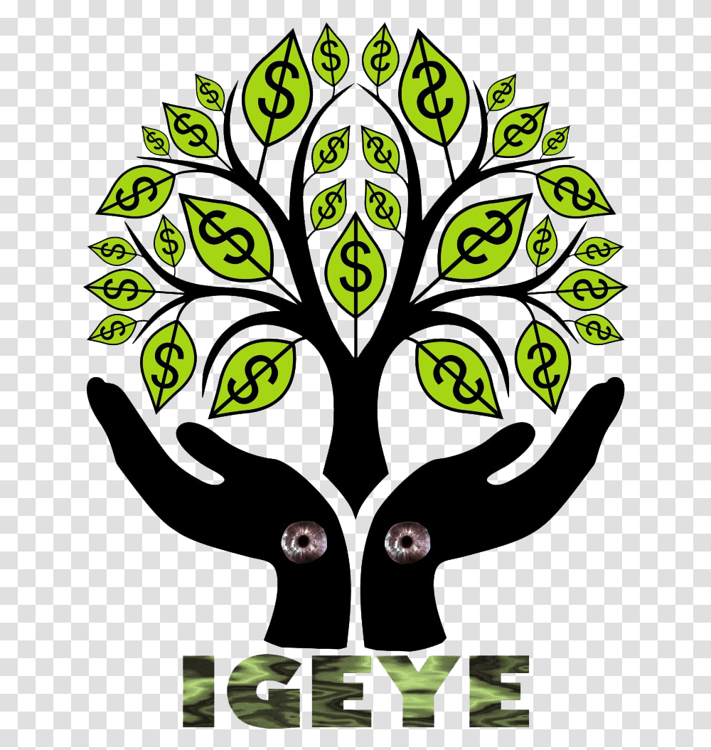 Money Tree Clipart Money Tree Images Free, Ornament, Pattern, Fractal, Graphics Transparent Png