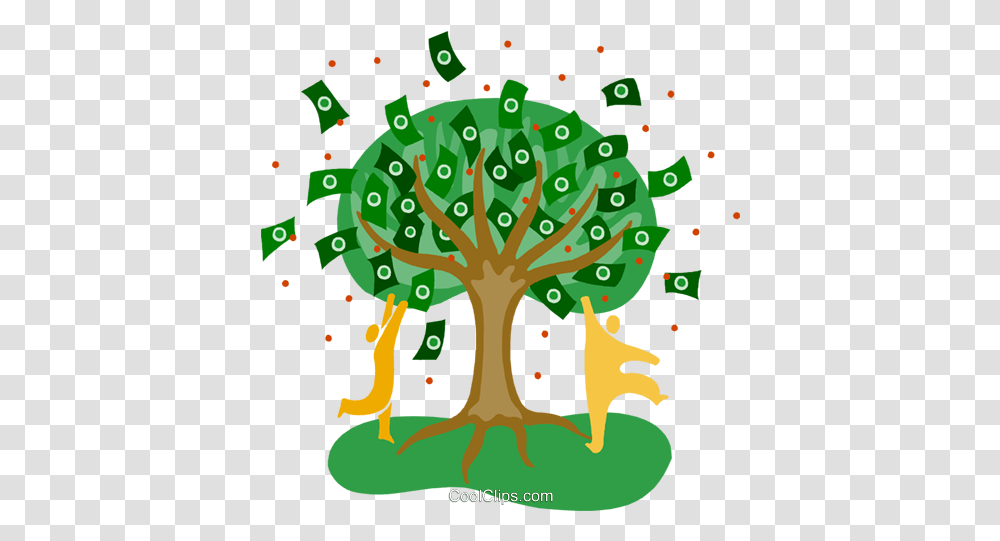 Money Tree Symbol Finance Royalty Free Vector Clip Art Money Tree Vector, Graphics, Plant, Poster, Advertisement Transparent Png