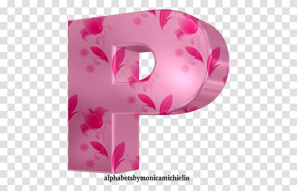 Monica Michielin Alfabetos Pink Flowers Pastel Alphabet Girly, Text, Purple, Petal, Plant Transparent Png