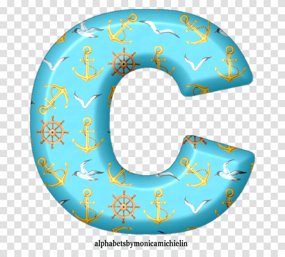 Monica Michielin Alphabets Blue Watercolor Nautical Anchor Dot, Text, Outdoors, Number, Symbol Transparent Png