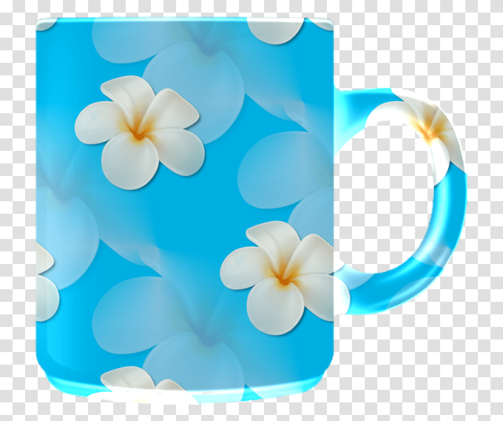 Monica Michielin Alphabets White Flower Plumeria Blue Girly, Coffee Cup, Plant, Blossom, Balloon Transparent Png