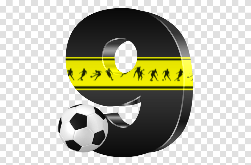 Monica Michielin Alphabets Yellow And Black Soccer Football For Soccer, Soccer Ball, Team Sport, Person, People Transparent Png