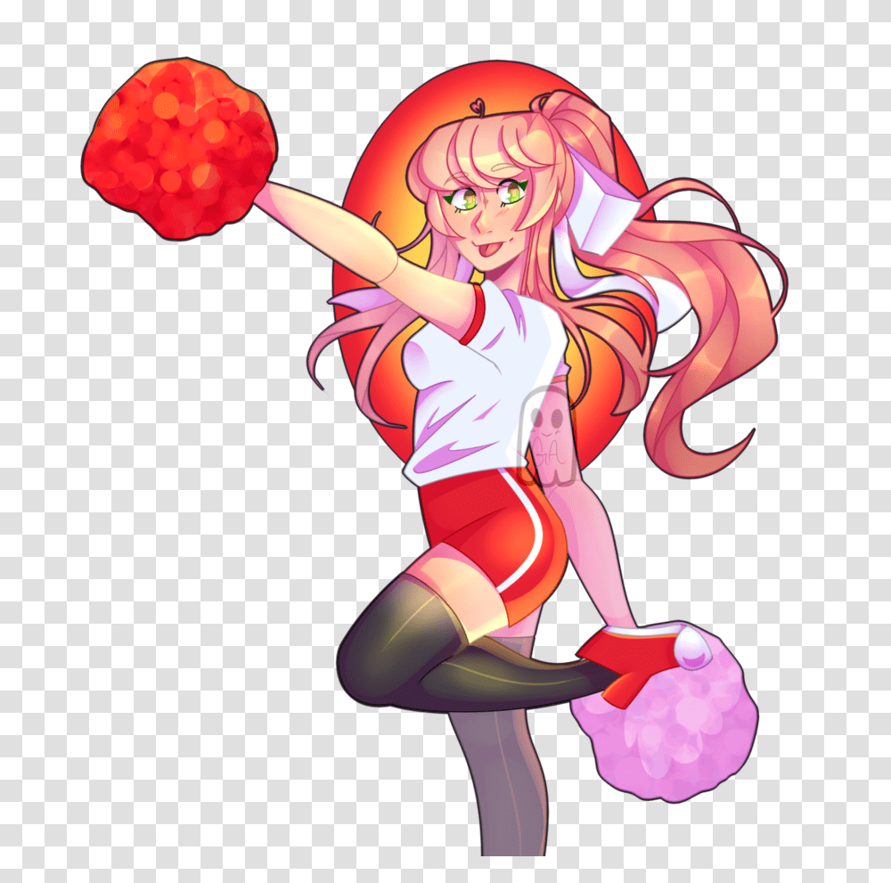 Monika But She Started A Cheerleading Club Instead Ddlc, Person, Human, Costume, Leisure Activities Transparent Png