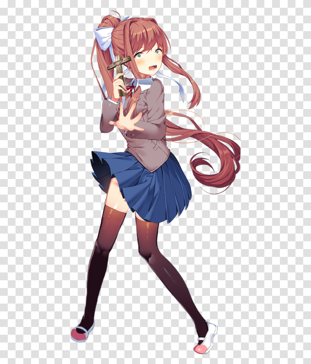 Monika Has Seen Your History And Want's Nothing To Do With Monika Anime, Dance Pose, Leisure Activities, Person, Human Transparent Png