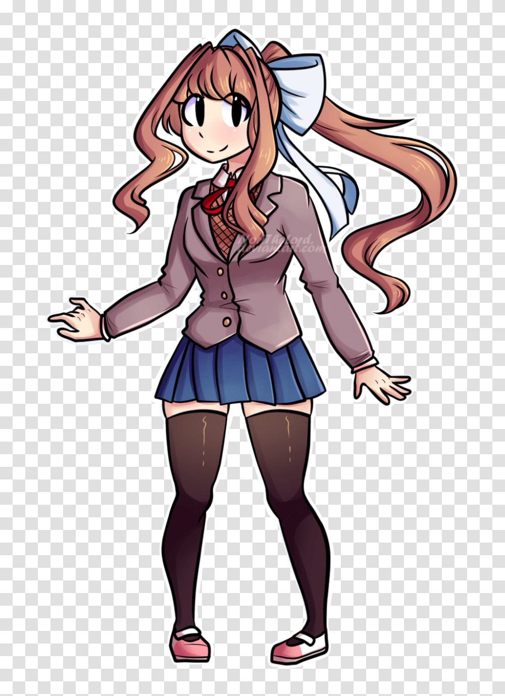 Monika, Manga, Comics, Book, Costume Transparent Png