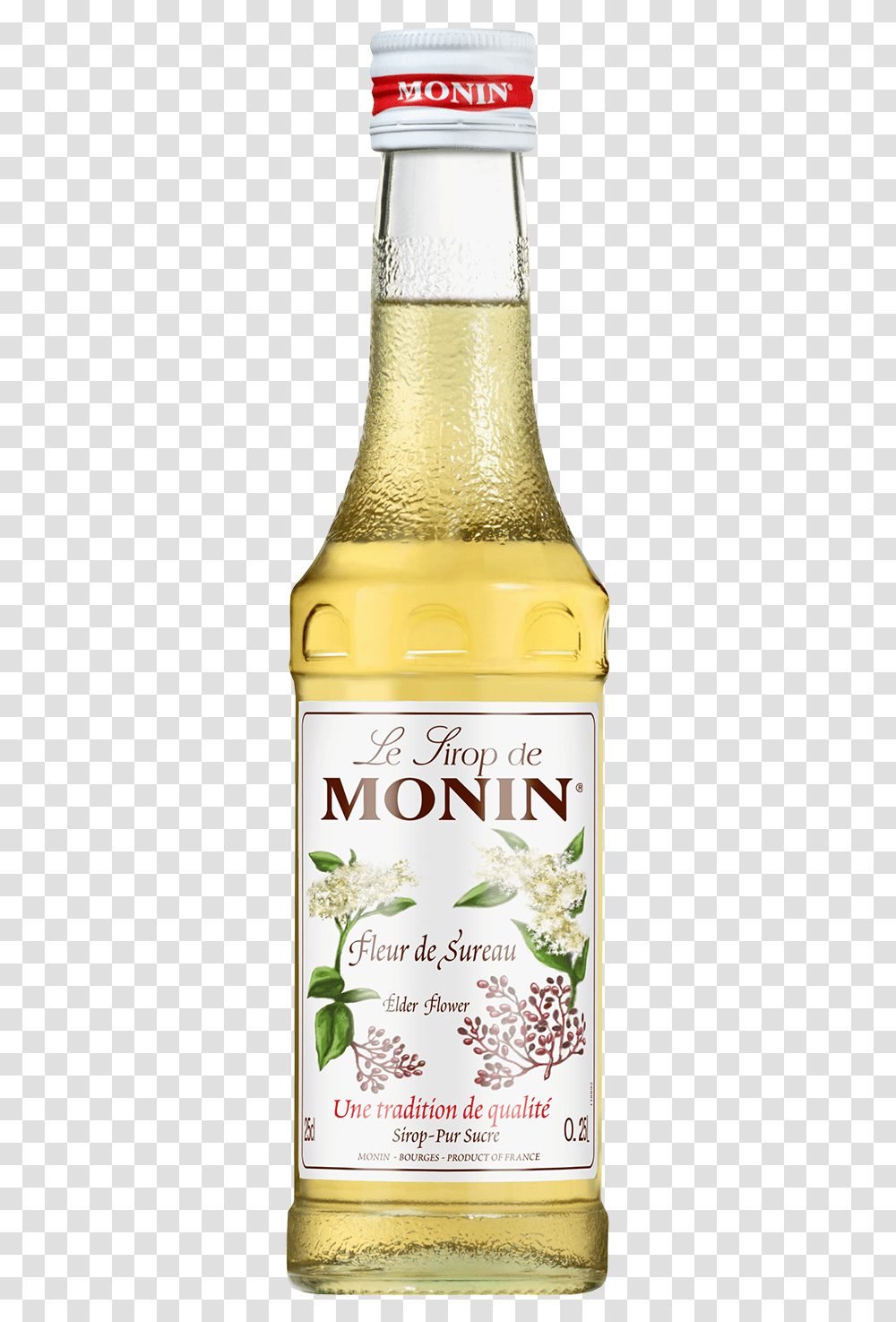 Monin Elderflower Syrup, Beverage, Drink, Liquor, Alcohol Transparent Png