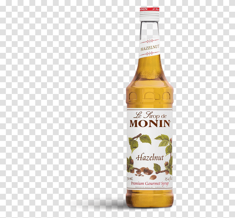 Monin Hazelnut Syrup, Alcohol, Beverage, Drink, Beer Transparent Png