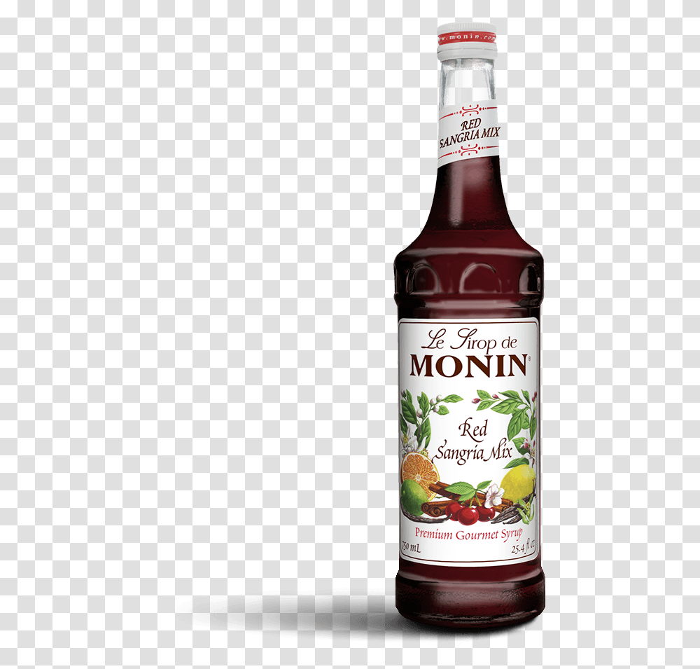 Monin Red Sangria Syrup Monin Cherry Syrup 700ml, Food, Ketchup, Plant, Beer Transparent Png