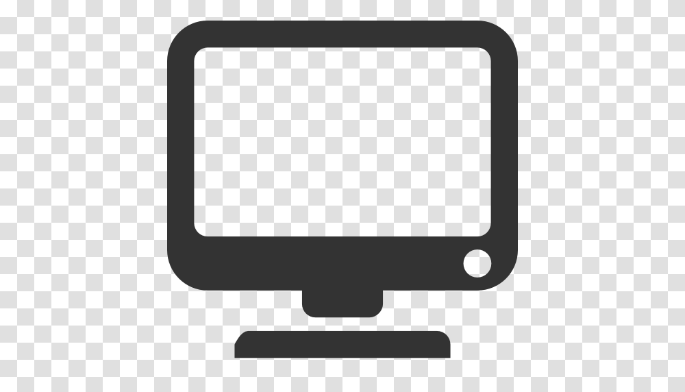 Monitor And Keyboard Clip Art Black And White, Screen, Electronics, Display, Computer Transparent Png