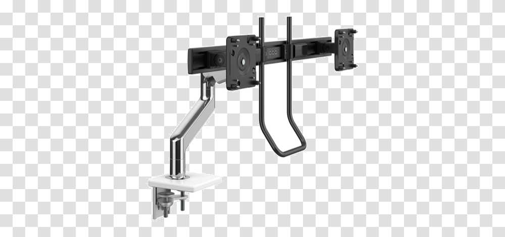 Monitor Arm With Handle, Gun, Weapon, Weaponry, Sink Faucet Transparent Png