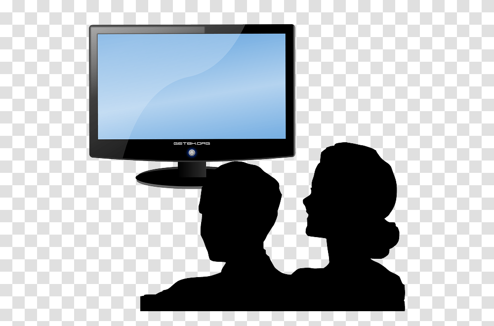 Monitor Clipart Big Screen Tv, Electronics, Display, LCD Screen, Person Transparent Png