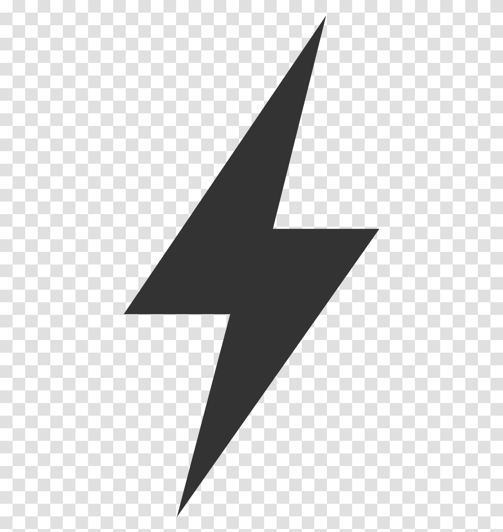 Monitor Temperature And Environment Conditions Lightning Icon Background, Triangle, Star Symbol Transparent Png