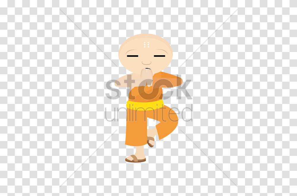 Monk Doing Yoga Vector Image, Fishing, Outdoors, Water, Baby Transparent Png