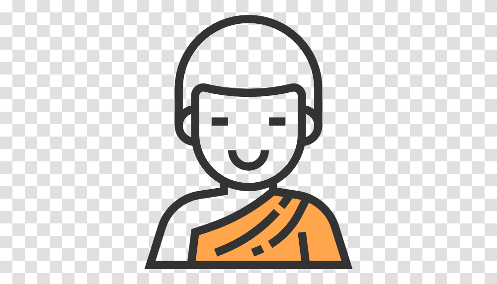 Monk, Label, Face Transparent Png