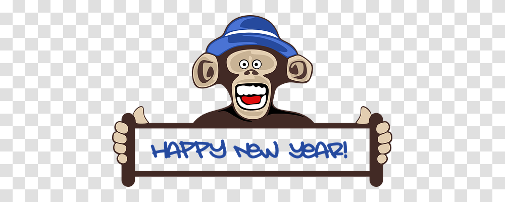 Monkey Holiday, Word, Face Transparent Png