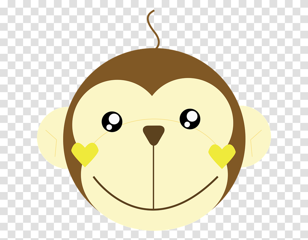 Monkey Animal Primates Free Vector Graphic On Pixabay Cartoon, Label, Text, Plush, Toy Transparent Png