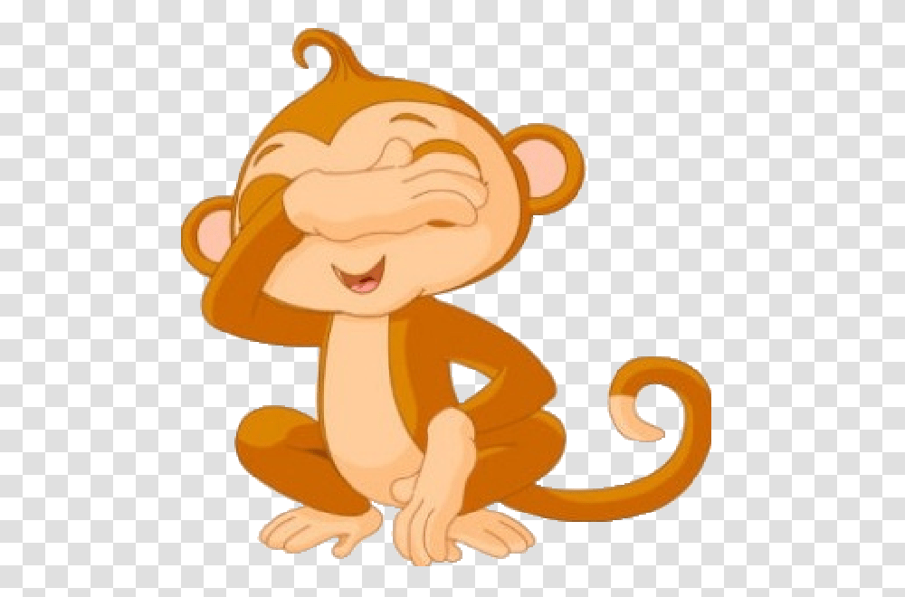 Monkey Cartoon Clipart Group With Items, Animal, Cupid, Toy, Reptile Transparent Png