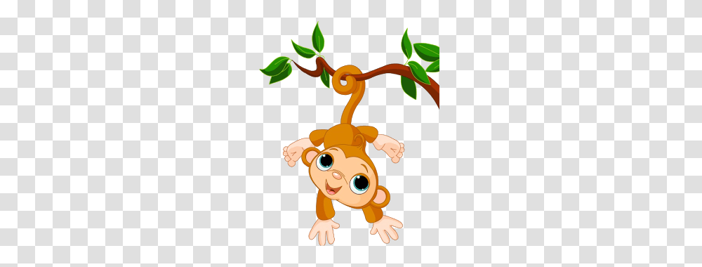 Monkey Cartoon Clipart Group With Items, Toy, Animal, Mammal, Wildlife Transparent Png