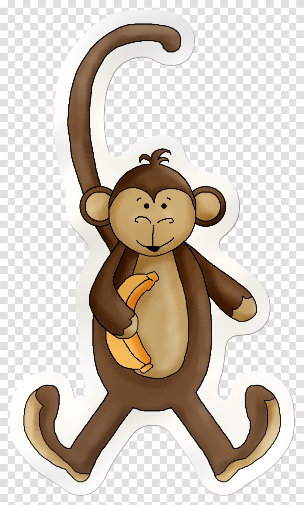Monkey Clip Art Free Monkey Monkey Illustration Safari Clipart Jungle Animals Monkeys, Mammal, Wildlife, Lesser Panda, Wasp Transparent Png