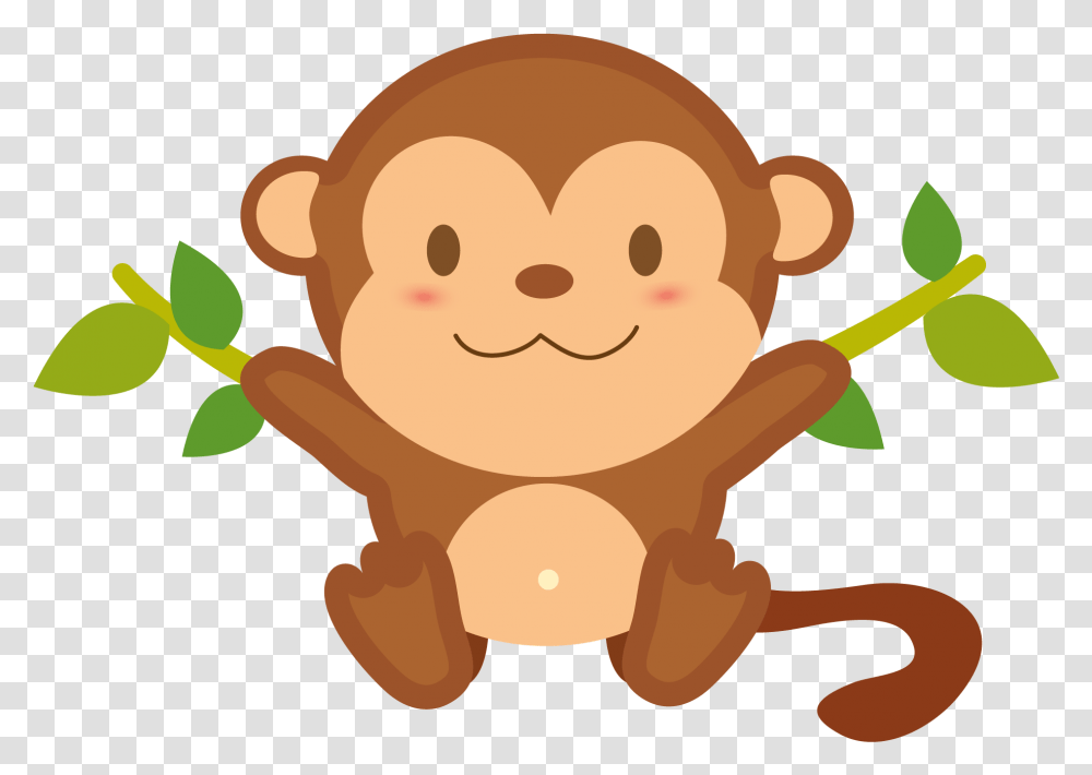 Monkey Clipart Background Monkey Cartoon, Cupid, Toy, Rattle, Elf Transparent Png