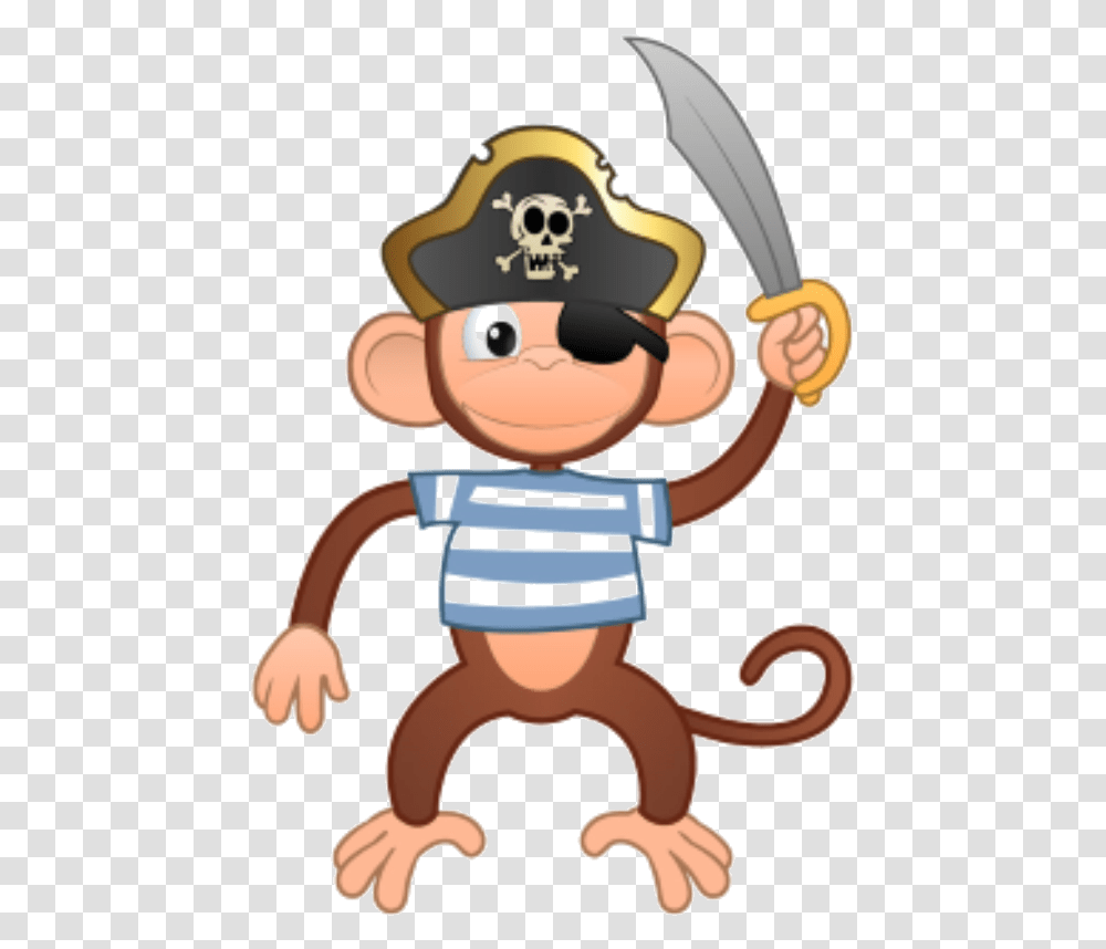 Monkey Clipart Background Monkey To Print Out, Toy, Pirate Transparent Png