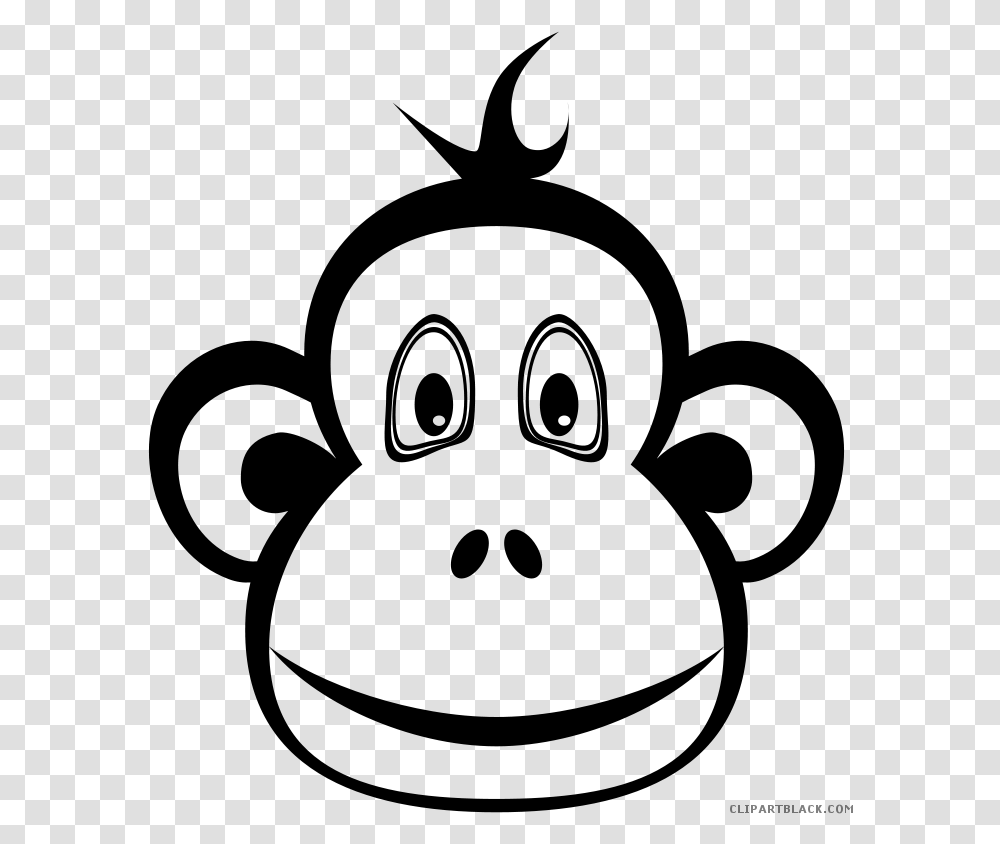 Monkey Clipart Black And White, Gray, World Of Warcraft Transparent Png