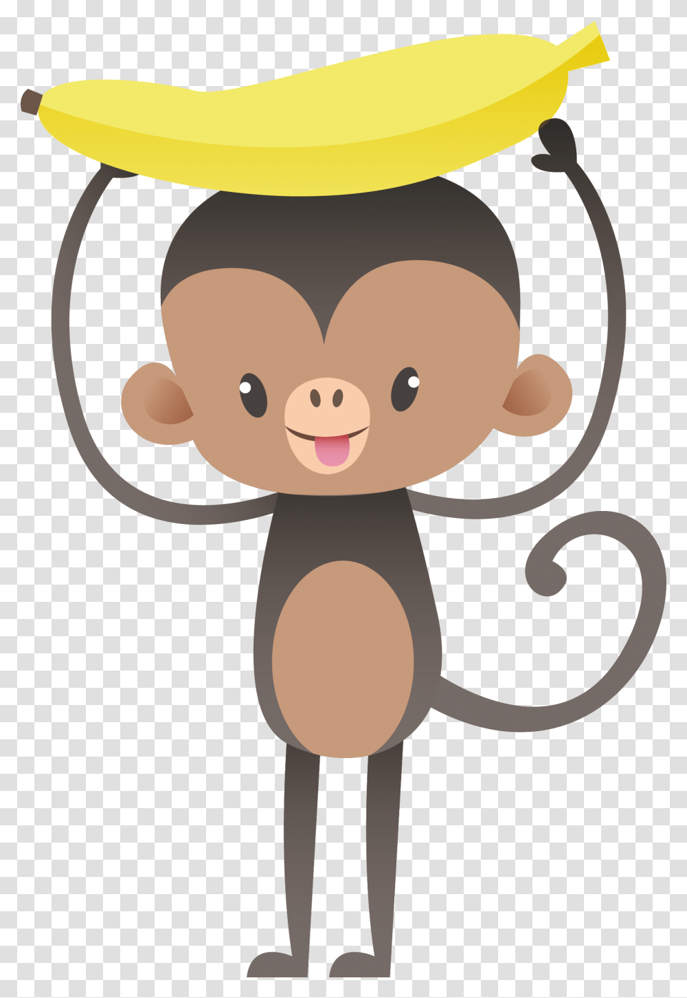 Monkey Clipart Couple Cartoon, Label, Toy, Elf Transparent Png
