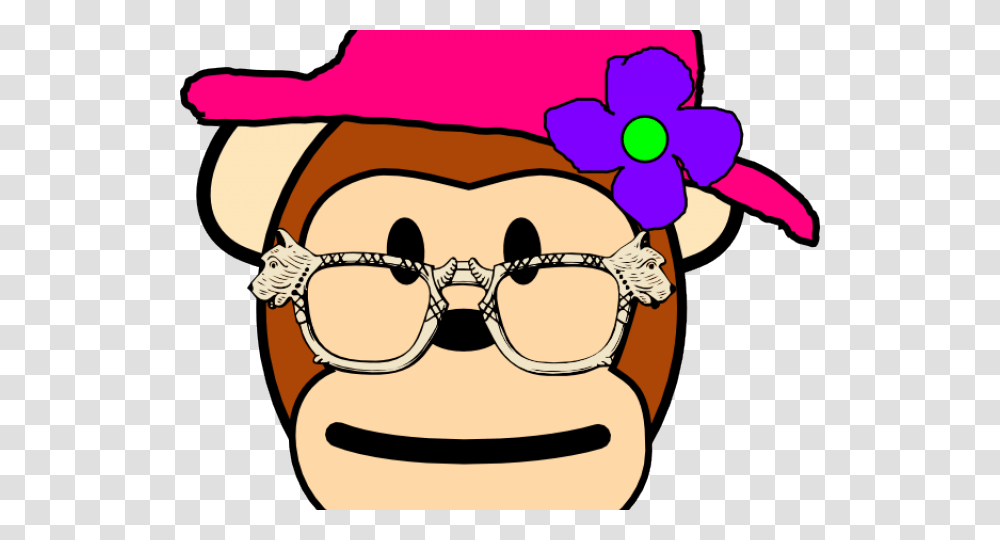 Monkey Clipart Dizzy, Glasses, Accessories, Accessory, Sunglasses Transparent Png
