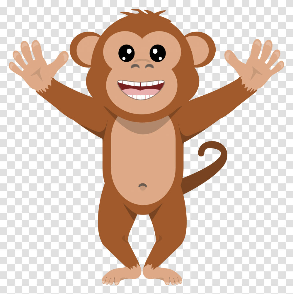 Monkey Clipart No Background, Cupid, Outdoors, Nature, Plant Transparent Png
