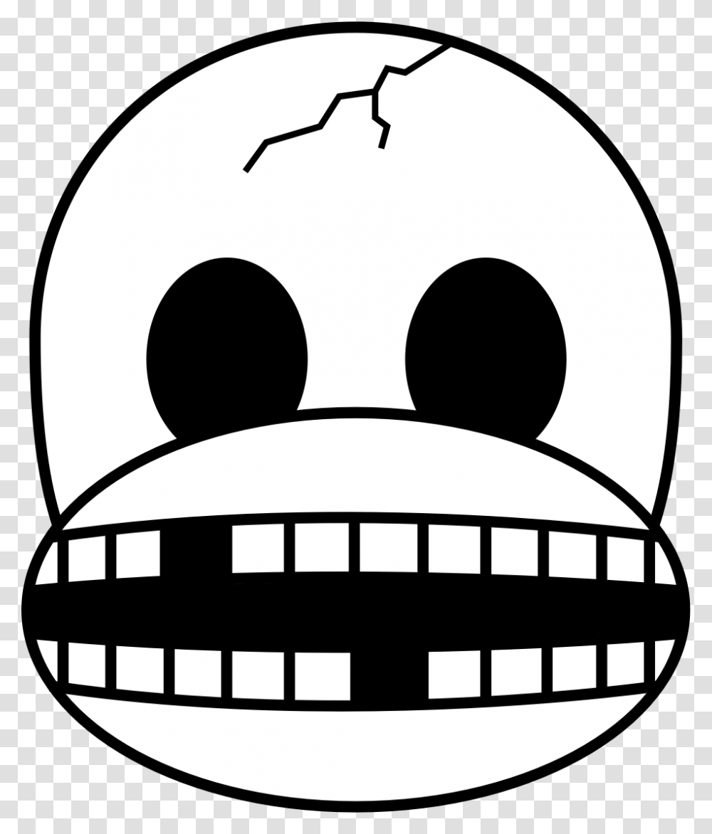 Monkey Clipart Skull, Stencil, Pac Man Transparent Png