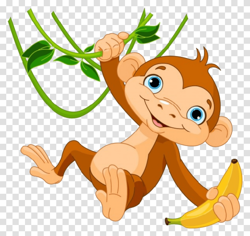 Monkey Clipart, Toy, Plant, Animal, Cupid Transparent Png