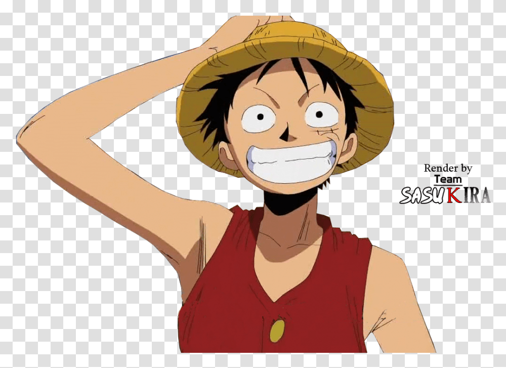 Monkey D Luffy Luffykaisoku Twitter Luffy One Piece Face, Clothing, Apparel, Person, Human Transparent Png