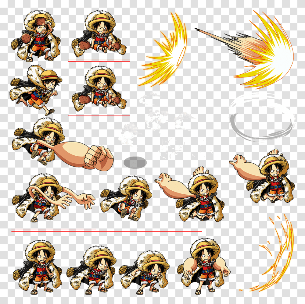 Monkey D Luffy Map One Piece Treasure Cruise, Person, Human, Label Transparent Png