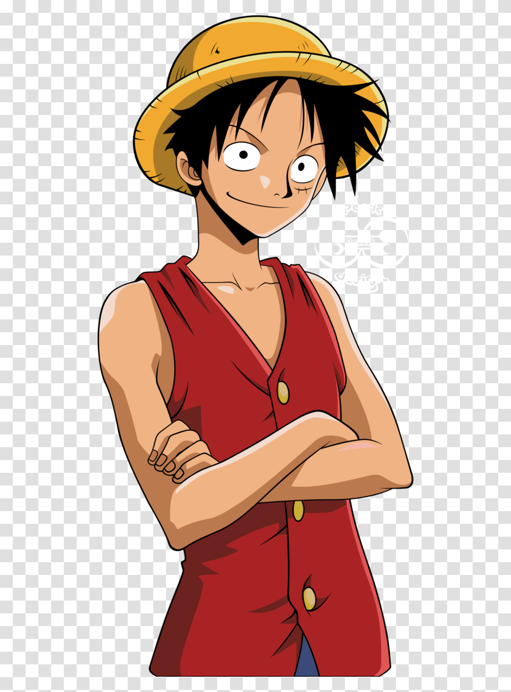 Monkey D Luffy Pic Monkey D Luffy, Helmet, Person, Label Transparent Png