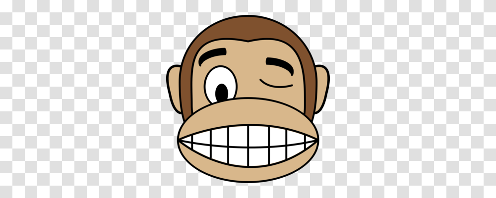 Monkey Drawing Ape Cartoon Face, Label, Seed, Grain Transparent Png