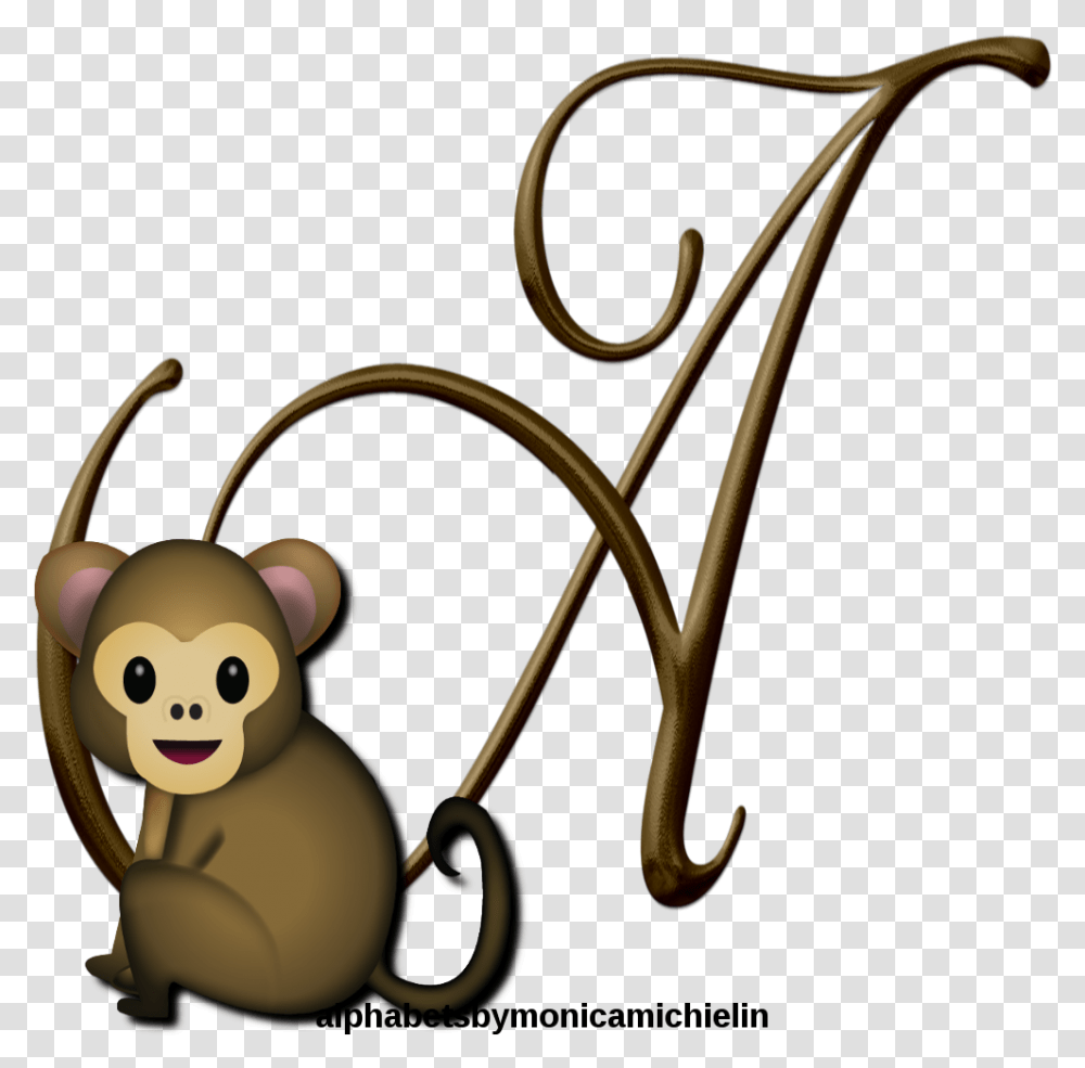 Monkey Emoji, Plant, Bow, Animal, Toy Transparent Png