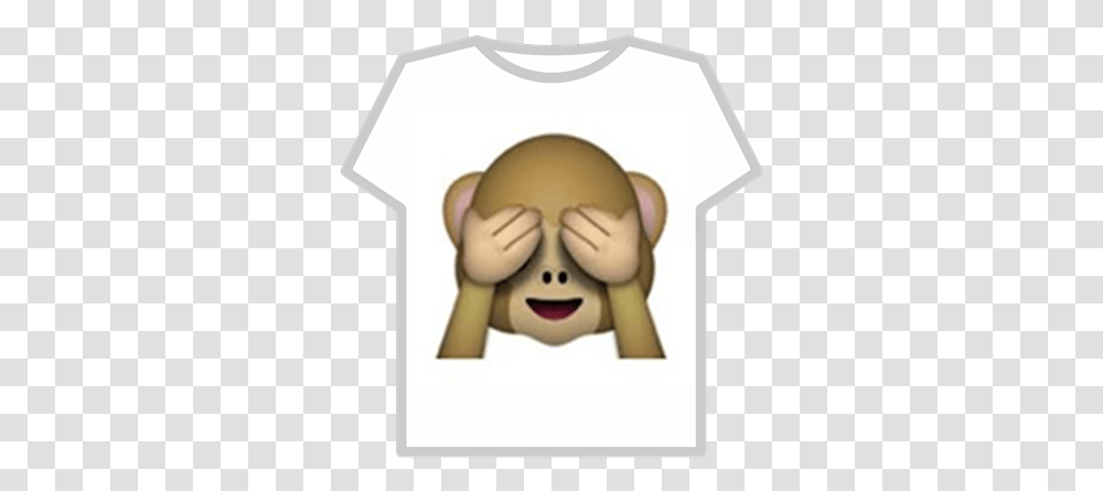 Monkey Emoji Roblox Single Iphone Emoji, Hand, Clothing, Apparel, T-Shirt Transparent Png