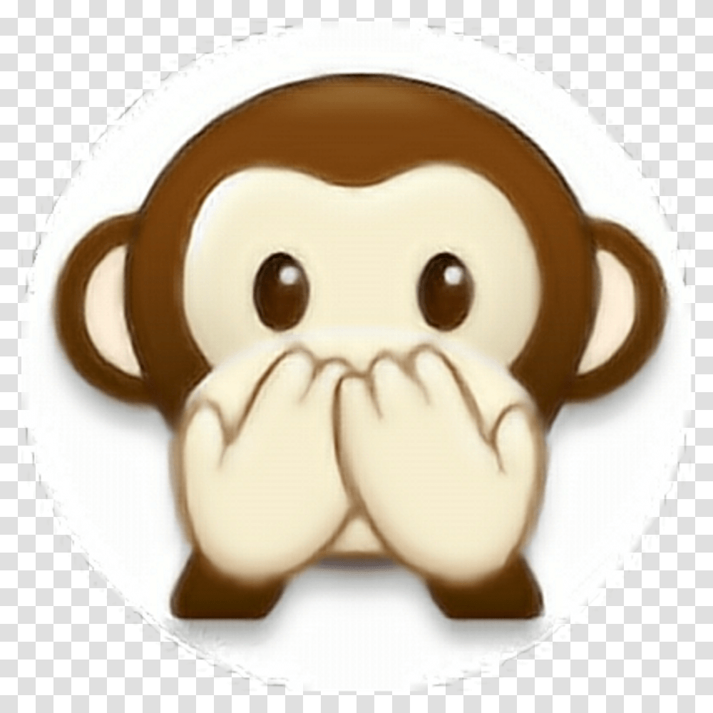 Monkey Emoji Samsung Speak No Evil Monkey Emoji Samsung, Toy, Sweets, Food, Confectionery Transparent Png