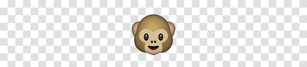 Monkey Face Emoji, Toy, Plush, Animal, Head Transparent Png