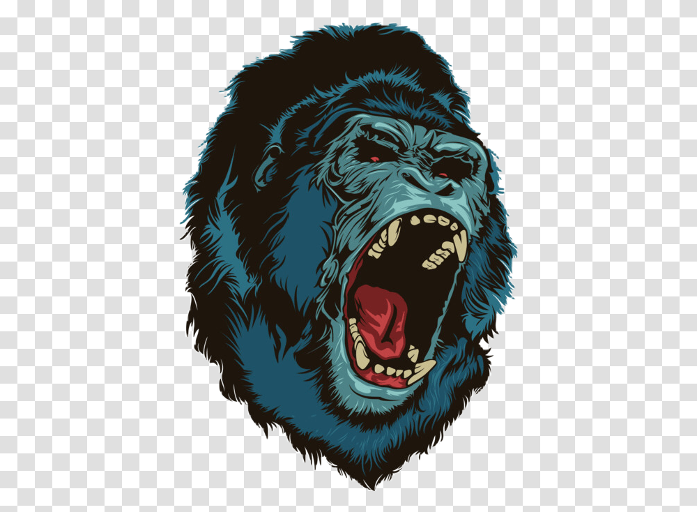 Monkey Face Gorilla Face, Ape, Wildlife, Mammal, Animal Transparent Png