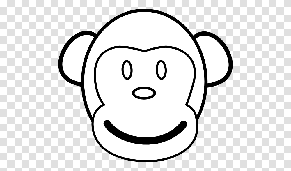 Monkey Face Template Monkey Face Clip Art, Stencil, Label, Pottery Transparent Png