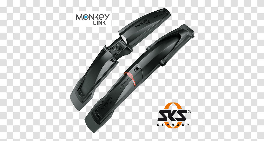 Monkey Fender Set Mtb Recharge Sksgermany Mtb Mudguard With Light, Weapon, Weaponry, Blade, Knife Transparent Png