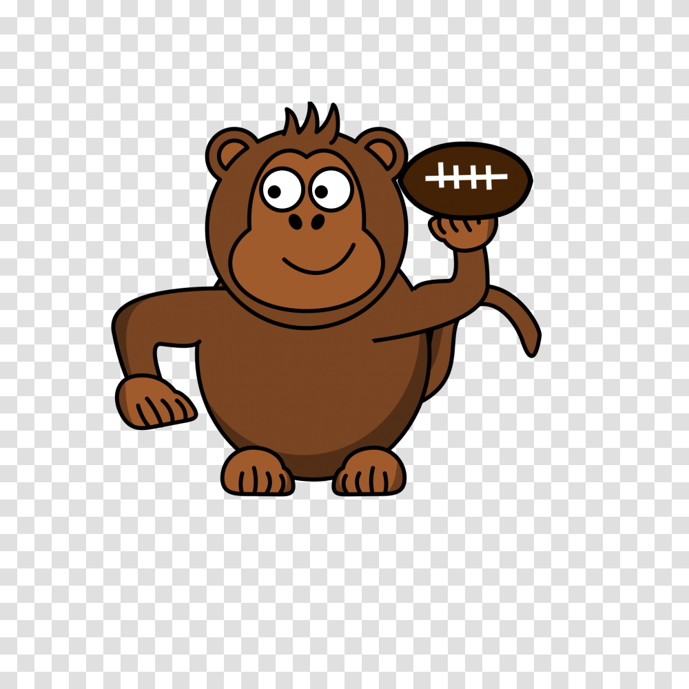 Monkey Football Svg Clip Arts Download Near Prepositions Of Place, Animal, Wildlife, Mammal, Beaver Transparent Png